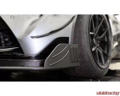Verus Engineering High Downforce Front Splitter Endplates Toyota Supra A90 2020-2024 - A0502A