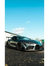 Verus Engineering High Downforce Front Splitter Endplates Toyota Supra A90 2020-2024                                     - A0502A - Image 7