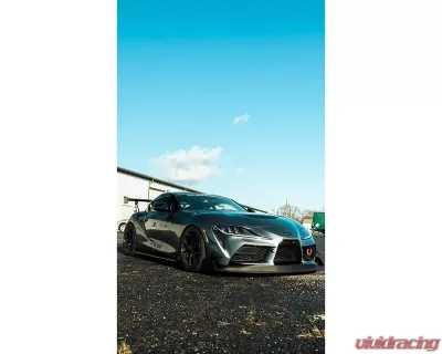 Verus Engineering High Downforce Front Splitter Endplates Toyota Supra A90 2020-2024 - A0502A