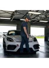 Versus Front Splitter Kit Porsche 718 GT4                                     - A0300A - Image 8