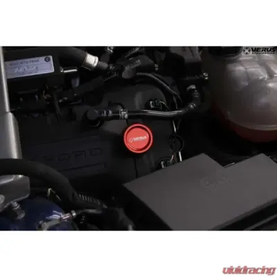 Verus Engineering FHS Oil Cap Gen 2 Thread Ford Mustang S550 | Shelby GT350/GT350R - A0312A-RED-GEN2