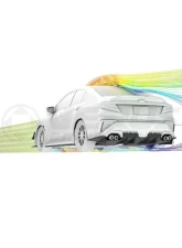 Verus Engineering Rear Spat Kit Subaru WRX (VB) 2021+                                     - A0475A - Image 7