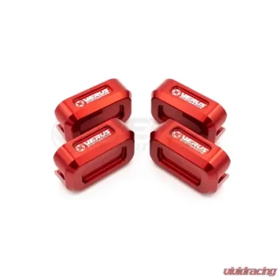 Verus Engineering Pinch Weld Jack Pucks Anodized Red Toyota GR86 | Subaru BRZ - A0546-RED