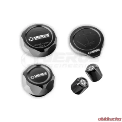 Verus Engineering Engine Bay Cap Kit FHS Oil Cap Mazda Miata MX5 (ND) - A0625A-BLK-FHS