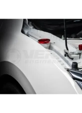 Verus Engineering Windshield Washer Fluid Reservoir Cap Honda Civic Type R FK8                                     - A0632A-RED - Image 3