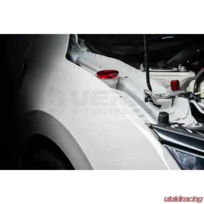 Verus Engineering Windshield Washer Fluid Reservoir Cap Honda Civic Type R FK8 - A0632A-RED