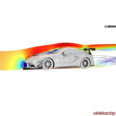 Verus Engineering Swan Neck UCW Rear Wing Kit (FFV Endplates) Toyota Supra MK5 - A0649A-FFV