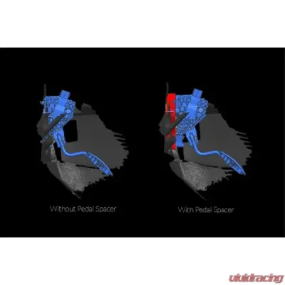 Verus Engineering Throttle Pedal Spacer Toyota GR Corolla - A0650A-RED
