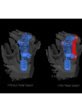 Verus Engineering Throttle Pedal Spacer Toyota GR Corolla                                     - A0650A-RED - Image 5