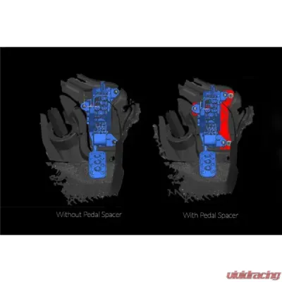 Verus Engineering Throttle Pedal Spacer Toyota GR Corolla - A0650A-RED