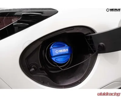 Verus Engineering Gas Cap Cover (Black) Subaru WRX (VB) 2021+ - A0571A-BLU