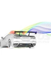 Verus Engineering UCW Swan Neck Rear Wing Kit                                     - A0666A - Image 6