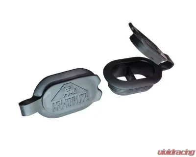 Armorlite 2pcs Drain Plug Set Black Jeep Wrangler | Gladiatior 2007-2021 - B1006915-BLK1-AA
