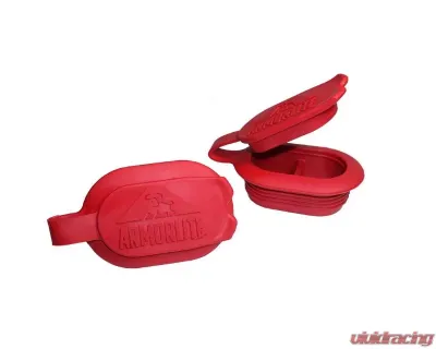 Armorlite 2pcs Drain Plug Set Red Jeep Wrangler | Gladiatior 2007-2021 - B1006727-RED1-AA