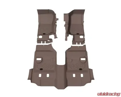 Armorlite 3 Piece Full Kit Composite Flooring Desert Khaki Jeep Wrangler 4-Door JKU 2017-2018 - B1006710-BRN1-AA