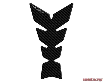 One Emblems Black Matte Carbon Soft Touch Tank Pad Aprilia | BMW | Buell | Ducati | Honda | Kawasaki | Suzuki | Triumph | Yamaha 1984-2018 - CGAN101P
