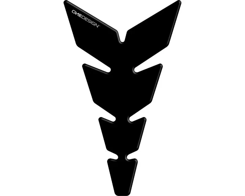 One Emblems Matte Black Soft Touch Tank Pad Aprilia | BMW | Buell | Ducati | Honda | Kawasaki | Suzuki | Triumph | Yamaha 1984-2018 - CGAN115P