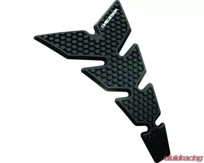 One Emblems Black 5.28" W x 8.77" H HDR Traction Pad Aprilia | BMW | Buell | Ducati | Honda | Kawasaki | Suzuki | Triumph | Yamaha 1984-2018 - HDR7