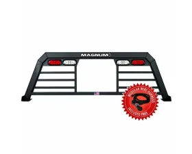 Magnum High Pro With Window Cut Out and Lights Headache Rack Ram 1500 2019-2021