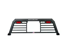 Magnum Low Pro With Window Cut Out and Lights Headache Rack Ram 1500 2019-2021