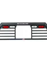 Magnum Low Pro With Window Cut Out and Lights Headache Rack Ram 1500 2019-2021                                     - 119LW - Image 3