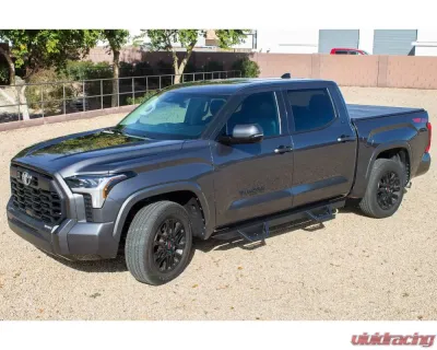 Magnum Black Textured Alloy Steel RT Drop Steps Toyota Tundra CrewMax Cab 2022-2024 - RTS81TY