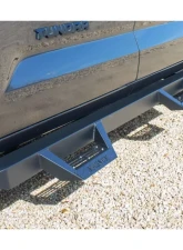 Magnum Black Textured Alloy Steel RT Drop Steps Toyota Tundra CrewMax Cab 2022-2024                                     - RTS81TY - Image 6