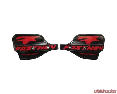 Fastway Performance Black Shield with Black/Red Decal F.I.T. Shields Honda CRF250R | 450R 2022 - 22-1-901