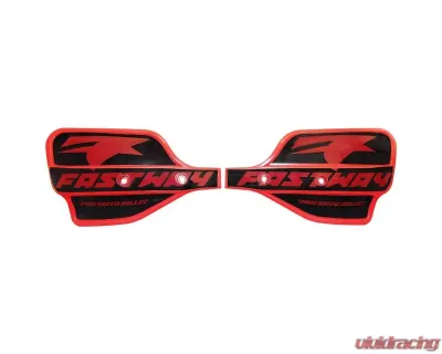 Fastway Performance Red Shield with Black/Red Decal F.I.T. Shields Honda CRF250R | 450R 2022 - 22-1-903