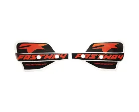 Fastway Performance White Shield with Black/Orange Decal F.I.T. Shields Honda CRF250R | 450R 2022