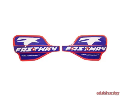 Fastway Performance Red Shield with Blue/White Decal F.I.T. Shields Honda CRF250R | 450R 2022 - 22-1-918