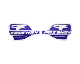 Fastway Performance White Shield with Blue/White Decal F.I.T. Shields Honda CRF250R | 450R 2022