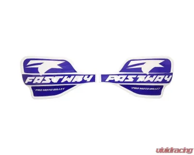 Fastway Performance White Shield with Blue/White Decal F.I.T. Shields Honda CRF250R | 450R 2022 - 22-1-919