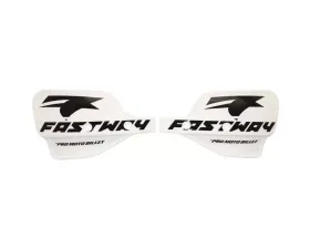 Fastway Performance White Shield with White/Black Decal F.I.T. Shields Honda CRF250R | 450R 2022