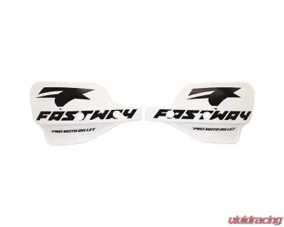 Fastway Performance White Shield with White/Black Decal F.I.T. Shields Honda CRF250R | 450R 2022 - 22-1-925