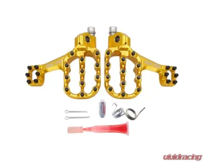Fastway Gold Air EXT Footpegs Alta | Beta | BMW | Cobra | Ducati | Gas Gas | Honda | Husaberg | Husqvarna | Kawasaki | KTM | Sherco | Suzuki | Triumph | Yamaha 1987-2022 - 22-EXT-001GDS