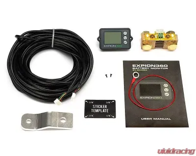 Expion360 Battery Monitor Kit With Shunt Bracket - EX-BM350-KT