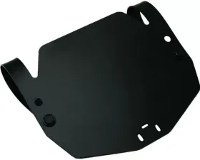 Rox Snowmobile Black Front Number Plate