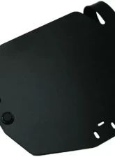 Rox Snowmobile Black Front Number Plate                                     - 1FNP-N/B - Image 2