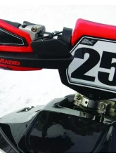 Rox Snowmobile Black Front Number Plate                                     - 1FNP-N/B - Image 2