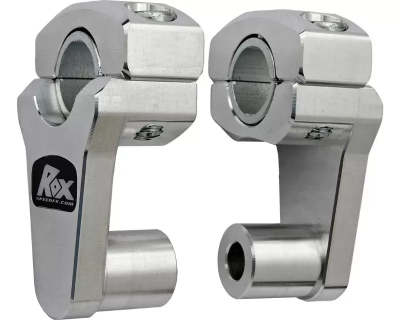Rox Natural 2" Elite Series Pivoting Bar Riser for 7/8" Handlebar BMW | Ducati | Honda | Kawasaki | Suzuki | Triumph | Yamaha 1971-2020 - 1R-P2SSN