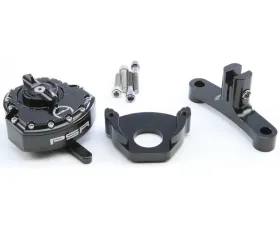 PSR Black Steering Damper Kit Kawasaki ZX636 Ninja ZX-6R 2013-2016