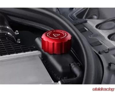 Goldenwrench Blackline Performance Edition Red Charge Cooler Tank Cap Cover BMW 2012-2021 - FXXCCT-R