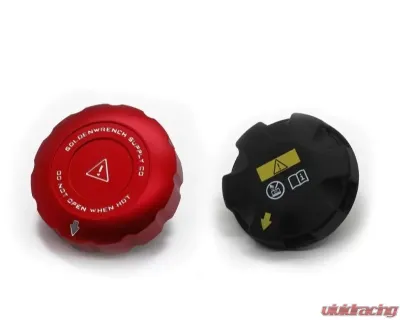 Goldenwrench Blackline Performance Edition Red Coolant Expansion Tank Cap Cover BMW 2008-2021 - FXXCET-R