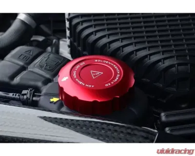 Goldenwrench Blackline Performance Edition Red Coolant Expansion Tank Cap Cover BMW 2008-2021 - FXXCET-R