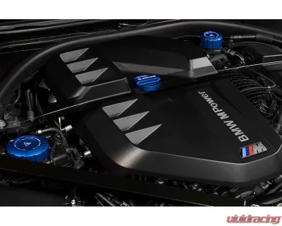 Goldenwrench Blackline Performance Motorsport Blue Engine Cap Cover Set BMW M-Series S58 - S58ECS-B