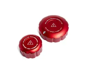 Goldenwrench Blackline Performance Coolant Cap Cover Set Toyota Supra A90 2020-2025