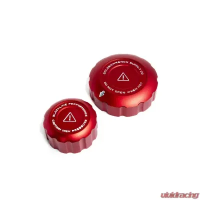 Goldenwrench Blackline Performance Coolant Cap Cover Set Toyota Supra A90 2020-2025 - A90CCS