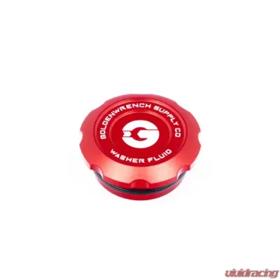 Goldenwrench Blackline Performance Washer Fluid Cap Edition Red Toyota GR Corolla 2019-2025 - E21WFC-R