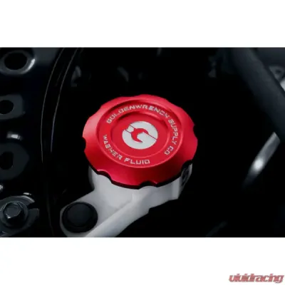 Goldenwrench Blackline Performance Washer Fluid Cap Edition Red Toyota GR Corolla 2019-2025 - E21WFC-R